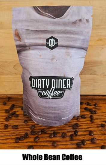 Dirty Diner WHOLE Bean Coffee (12 oz)